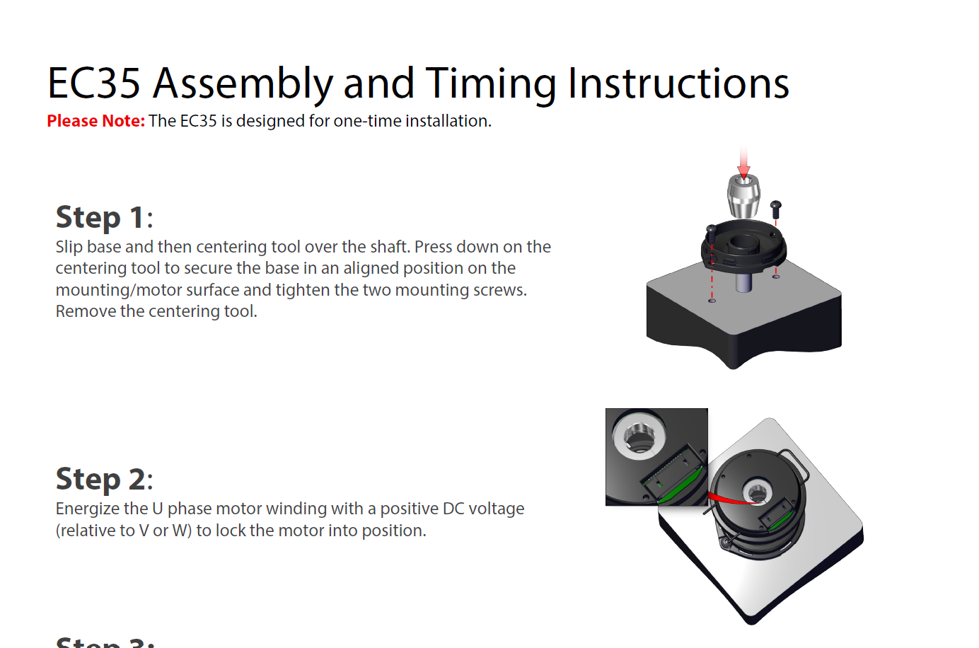 Ec35 Assembly Assembly Instructions