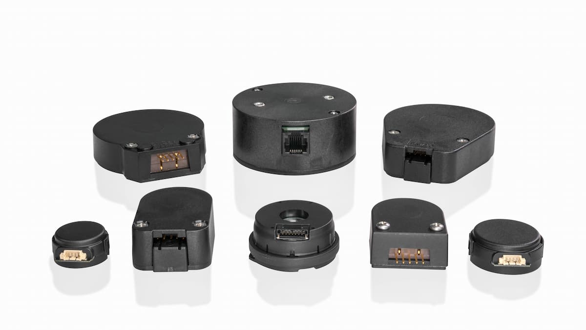 A variety of US Digital kit encoders